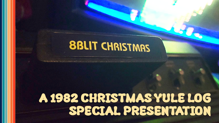 Enjoy some holiday music while watchin a warm fire on an ATARI 2600