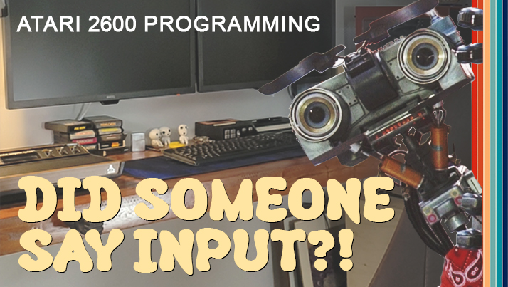 Learn more about how to read input from the cx-40 joysticks and the atari 2600 console switches.